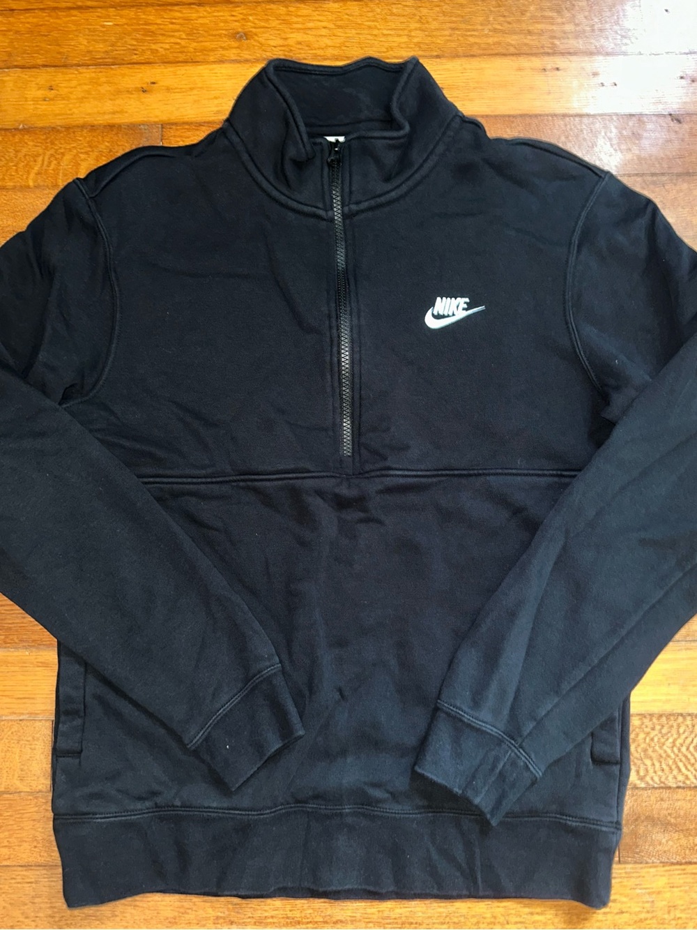 Nike Sportswear Club Fleece Men's 1/2-Zip Pullover Sweatshirt - Black